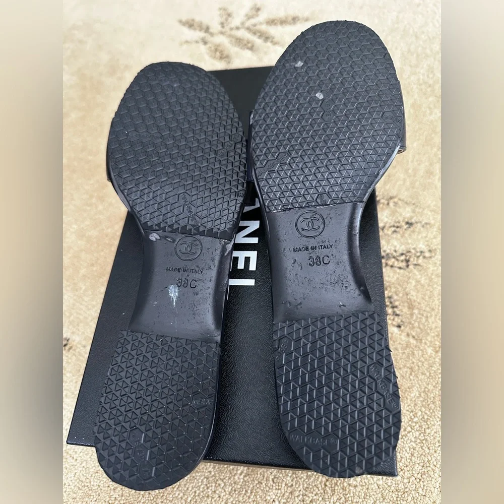 Chanel Flower Sandals (Blue)